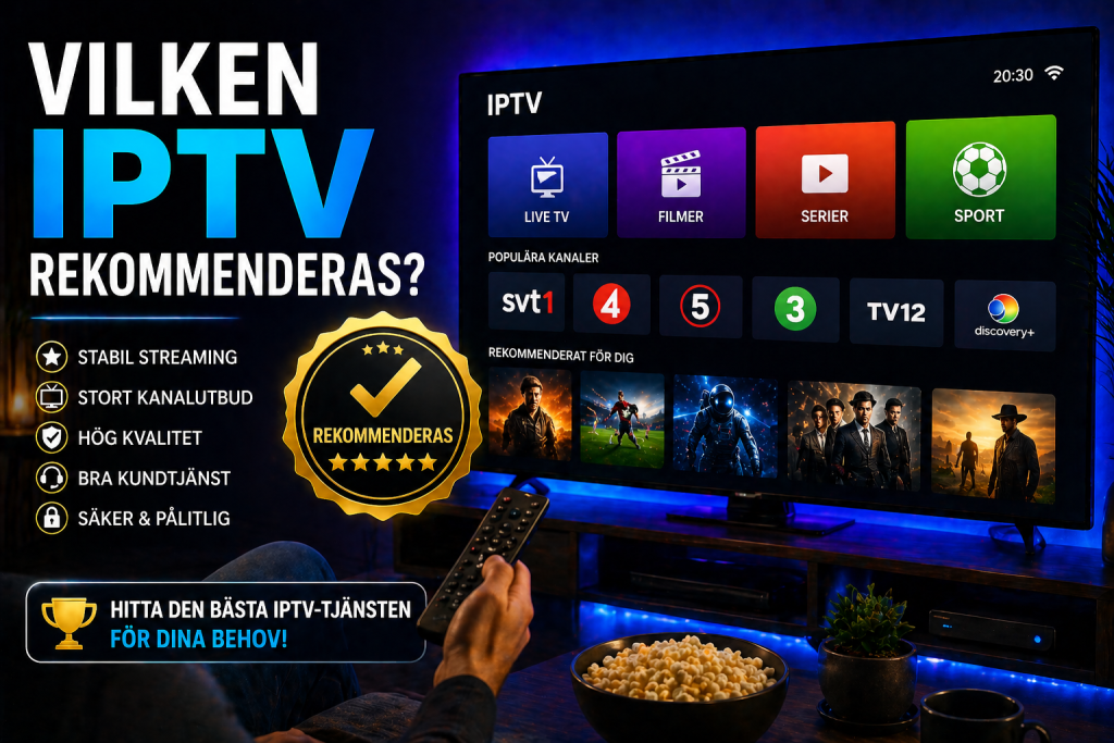 vilken iptv rekommenderas
