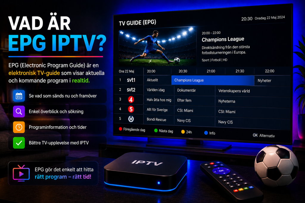vad är epg iptv