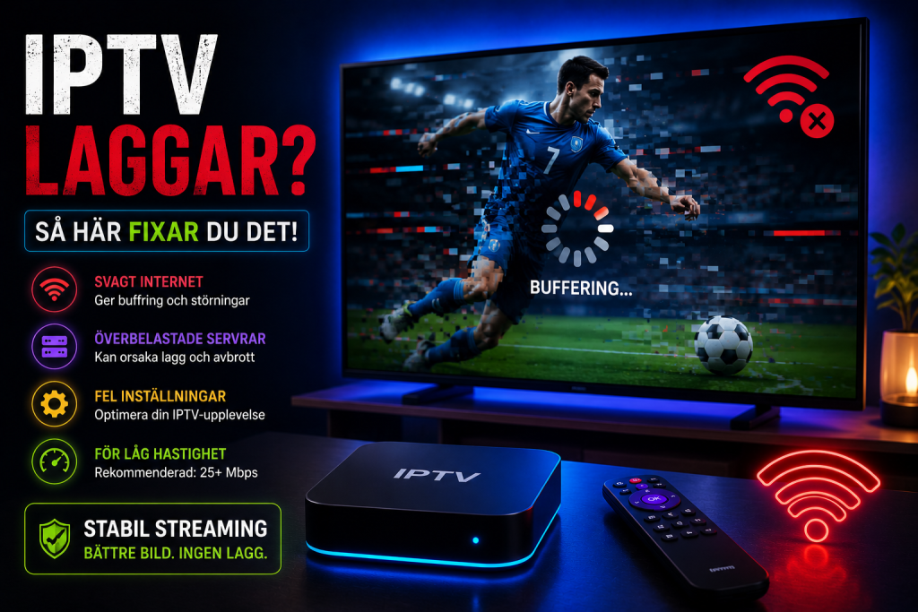 iptv laggar