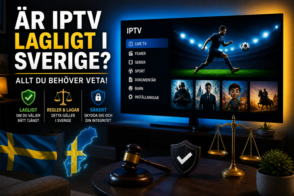 är iptv lagligt i sverige