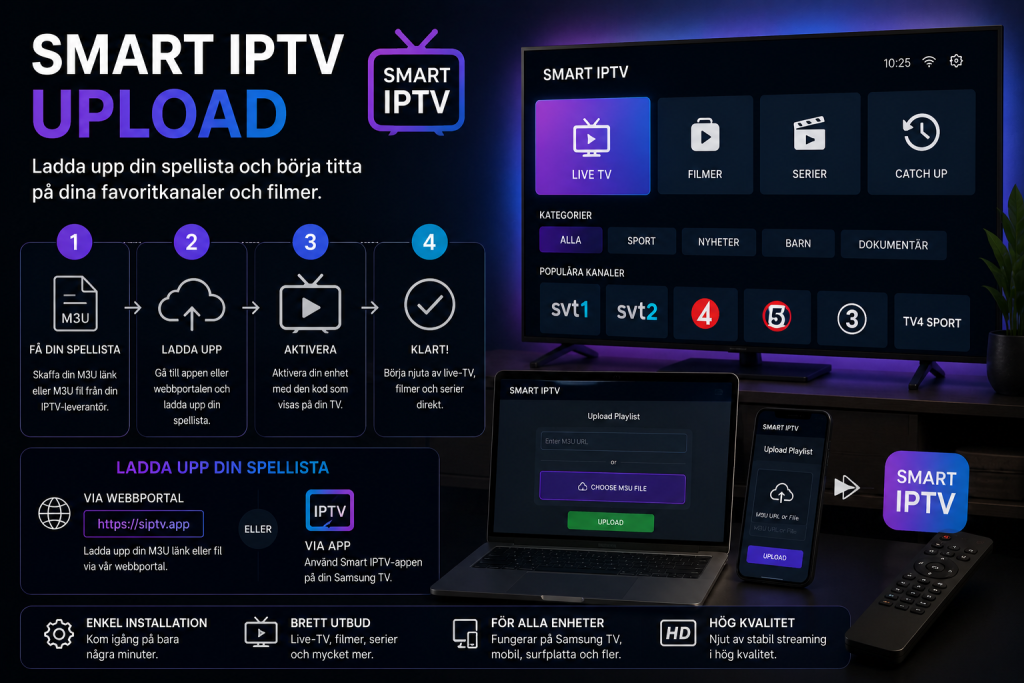 smart iptv upload
