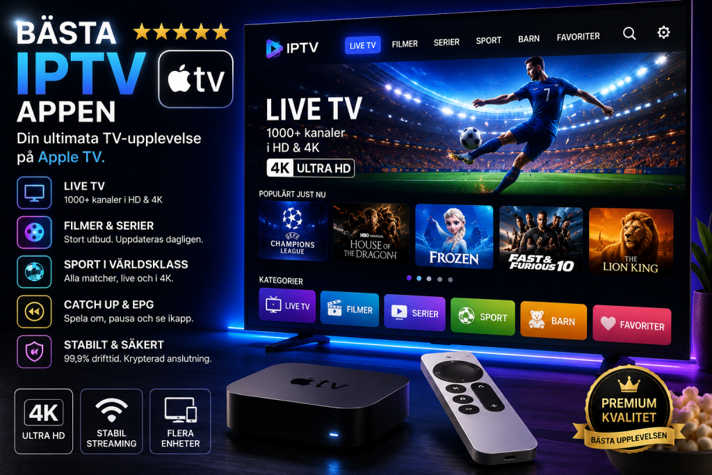 bästa iptv appen apple tv