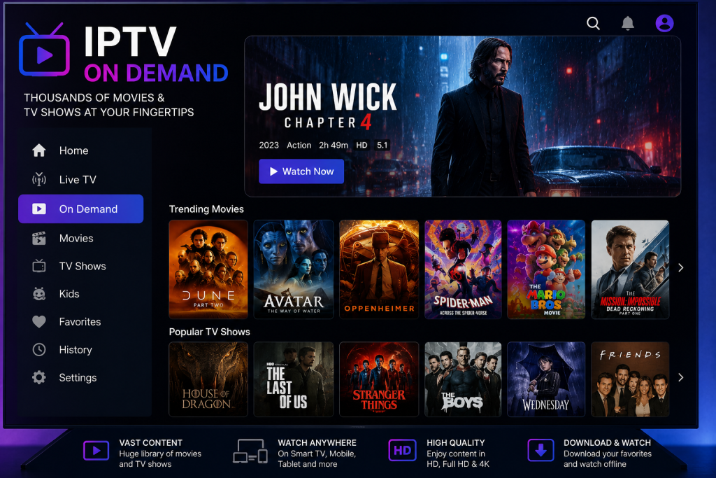 iptv on demand
